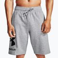 Under Armour Rival Fleece grey men's training shorts 1357118