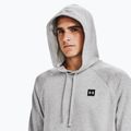 Men's Under Armour Rival Hoodie mod gray light heather/black 7