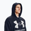 Under Armour men's hoodie Rival Fleece Big Logo Hd navy blue 1357093 4