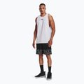 Under Armour Baseline Cotton Tank 100 men's basketball jersey white and black UAR-1361901100-100 2