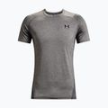 Men's Under Armour HeatGear Armour Fitted grey training t-shirt 1361683 5