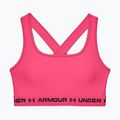 Under Armour Crossback Mid fitness bra pink 1361034 3