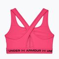 Under Armour Crossback Mid fitness bra pink 1361034 4