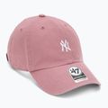 47 Brand MLB New York Yankees Base Runner cap CLEAN UP mauve
