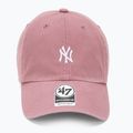 47 Brand MLB New York Yankees Base Runner cap CLEAN UP mauve 2
