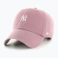 47 Brand MLB New York Yankees Base Runner cap CLEAN UP mauve