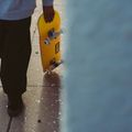 Globe Goodstock classic skateboard yellow 10