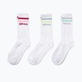 IMPALA Stripe women's socks 3 pairs white IM787000