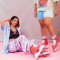 Women's roller skates IMPALA Lightspeed Inline Skate flames 11