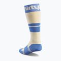 Men's ThirtyTwo Spring Break snowboard socks blue/tan 2