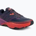 Women's running shoes HOKA Speedgoat 4 outer space/hot coral 7
