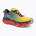 HOKA men's running shoes Mafate Speed 3 provincial blue/fiesta