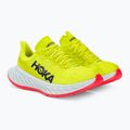 Women's running shoes HOKA Carbon X 2 evening primrose/fiesta 5
