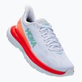 Women's running shoes HOKA Mach 4 white/fiesta 7