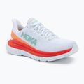 Women's running shoes HOKA Mach 4 white/fiesta
