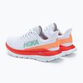 Women's running shoes HOKA Mach 4 white/fiesta 3
