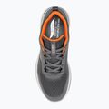 Men's SKECHERS Go Walk Arch Fit Idyllic charcoal/white/orange shoes 6