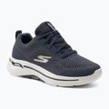 Men's SKECHERS Go Walk Arch Fit Idyllic navy/white/gold shoes