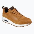 Men's SKECHERS Uno Stacre whiskey/white shoes 8