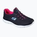 Women's training shoes SKECHERS Summits black/hot pink 11