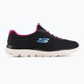 Women's training shoes SKECHERS Summits black/hot pink 2