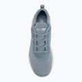 Women's SKECHERS Bobs Sport Squad Tough Talk light blue shoes 5