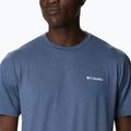 Men's Columbia Tech Trail Graphic Tee blue 1930802 trekking shirt 2