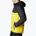 Columbia Powder Lite Hooded men's down jacket black/yellow 1693931 12