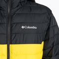 Columbia Powder Lite Hooded men's down jacket black/yellow 1693931 3