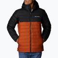 Columbia Powder Lite Hooded Orange/Black Men's Down Jacket 1693931 6