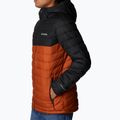 Columbia Powder Lite Hooded Orange/Black Men's Down Jacket 1693931 7