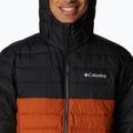 Columbia Powder Lite Hooded Orange/Black Men's Down Jacket 1693931 10