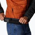 Columbia Powder Lite Hooded Orange/Black Men's Down Jacket 1693931 11
