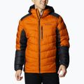 Columbia Labyrinth Loop Hooded men's down jacket orange 1957343