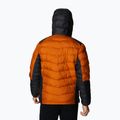 Columbia Labyrinth Loop Hooded men's down jacket orange 1957343 3