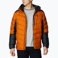 Columbia Labyrinth Loop Hooded men's down jacket orange 1957343 5