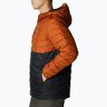 Columbia Powder Lite Anorak men's down jacket orange and black 7