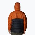 Columbia Powder Lite Anorak men's down jacket orange and black 8