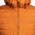 Columbia Powder Lite Anorak men's down jacket orange and black 3