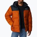 Men's Columbia Puffect Hooded Down Jacket Orange 2008413 3