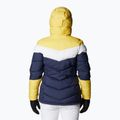 Columbia Abbott Peak Insulated women's ski jacket navy blue and yellow 1909971 7