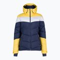 Columbia Abbott Peak Insulated women's ski jacket navy blue and yellow 1909971