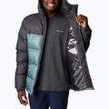 Columbia Pike Lake Hooded men's down jacket black-grey 1738032 4