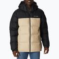 Columbia Pike Lake Hooded men's down jacket beige and black 1738032 2