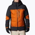 Columbia Wild Card II Down men's ski jacket black and orange 2008061