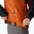Columbia Platinum Peak Hooded men's down jacket black and orange 2008611 5