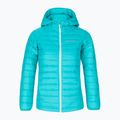 Columbia Powder Lite Hooded children's down jacket blue 1802931