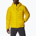 Men's Columbia Pebble Peak Down Hooded Jacket Yellow 2008315