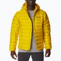 Men's Columbia Pebble Peak Down Hooded Jacket Yellow 2008315 3