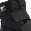 Sorel Whitney II Strap WP junior snow boots black/sea salt 13